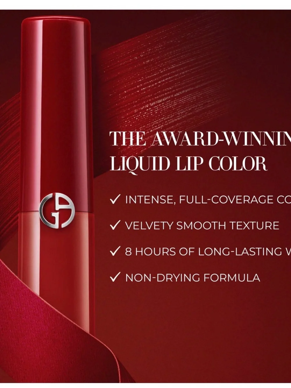 Giorgio Armani Lip Maestro Intense Velvet Color # 109 TAN 0.22 oz New In Box